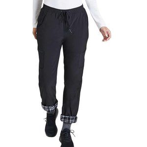 NWT Eddie Bauer Women's Fleece Lined Stretch Pants Black Size 12 $100 4D159